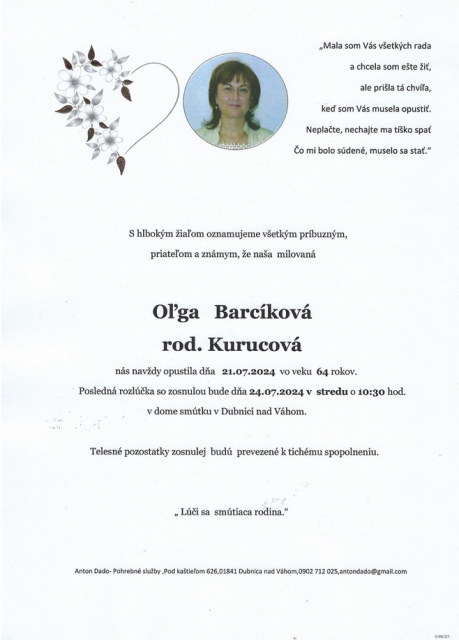 Parte p. Barcíková